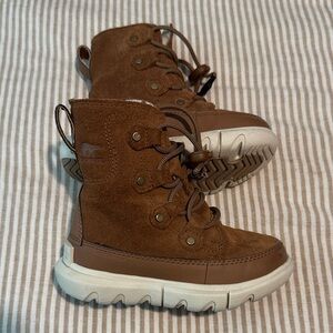 Sorel Kids Tan Suede Boots